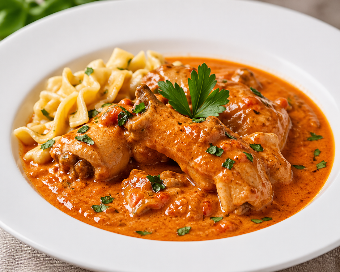 Hungarian Paprika Rabbit Stew