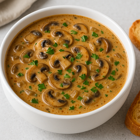 Rustic Hungarian Mushroom Soup