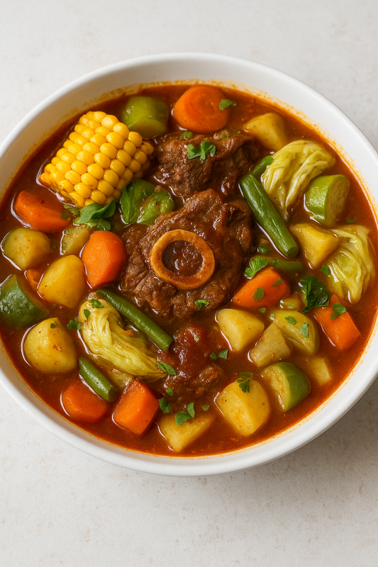 Mexican Mole de Olla (Beef & Vegetable Stew)