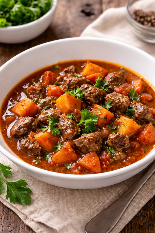 Bush Tomato & Kangaroo Pepperberry Stew