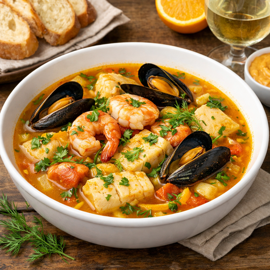 Provençal Bouillabaisse-Style Seafood Stew