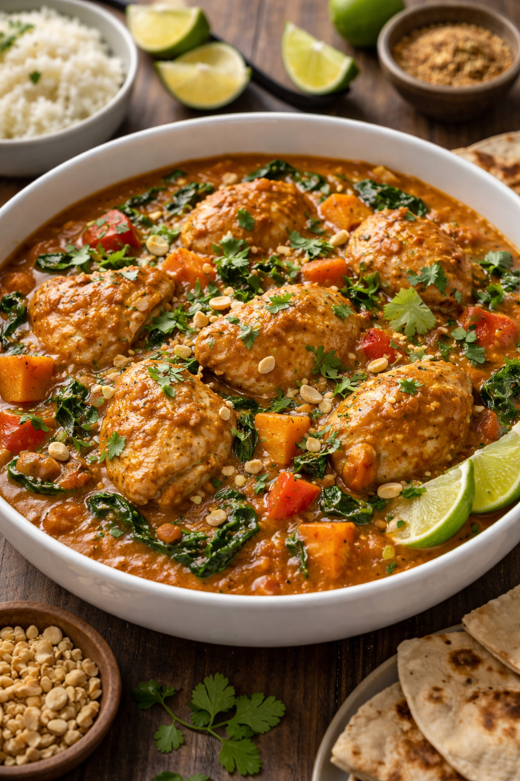 West African Peanut Chicken Stew