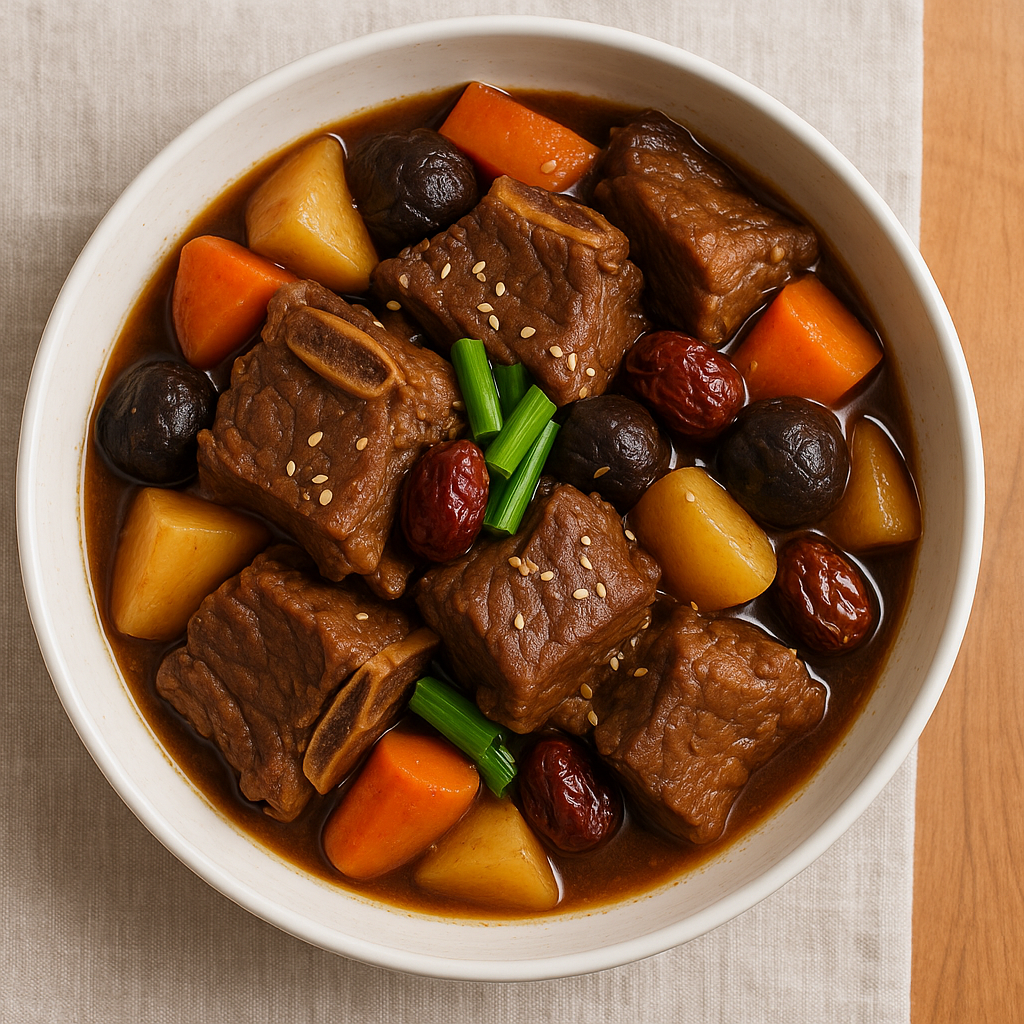 Galbi-jjim (Korean Braised Short Ribs)