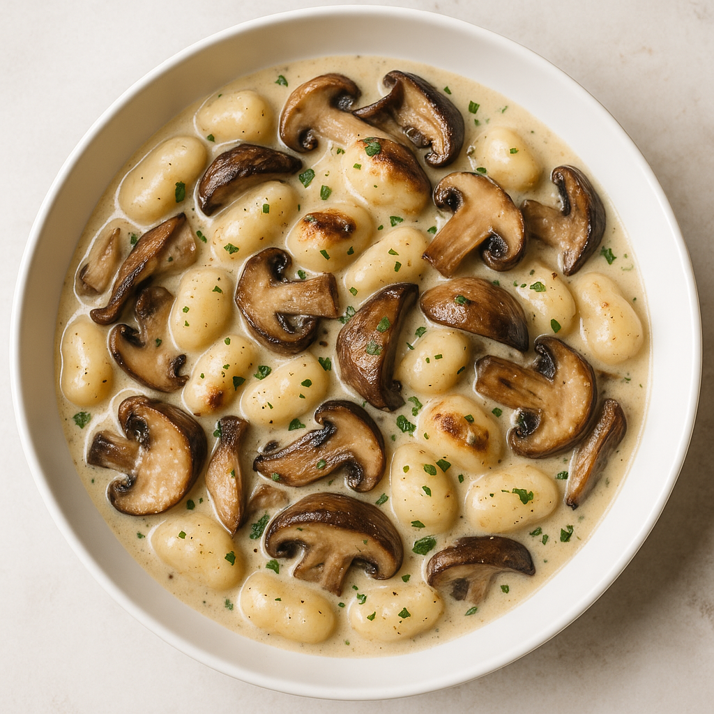 Wild Mushroom & Truffle Cream Gnocchi
