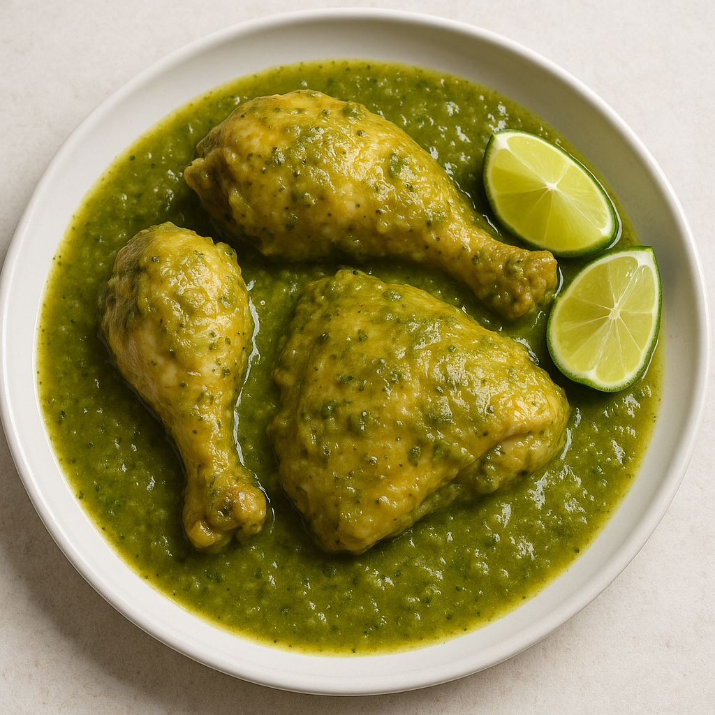 Pollo en Salsa Verde (Chicken in Green Sauce) – Nutri-Stahl