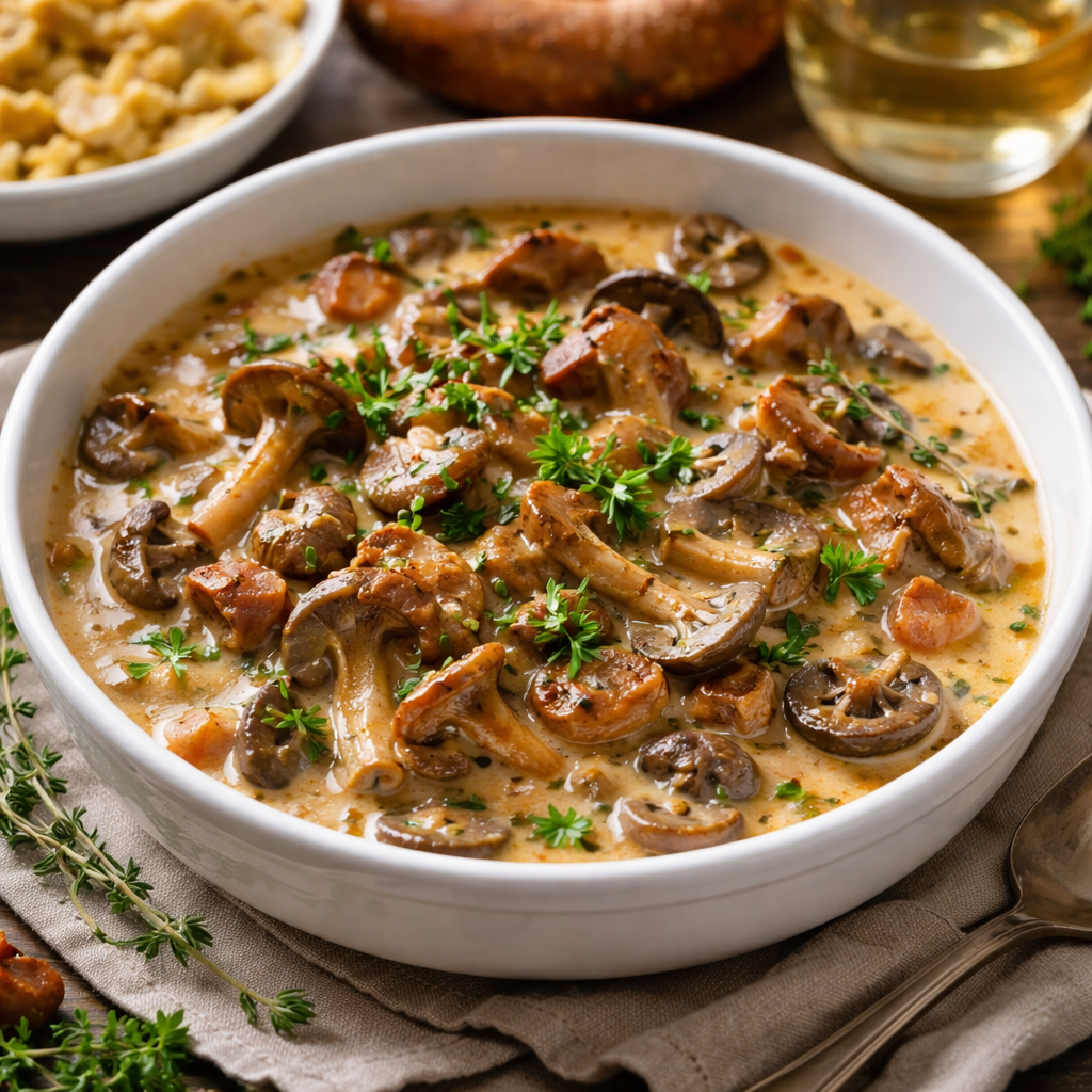 Black Forest Mushroom & Riesling Cream Ragout