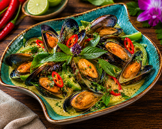 Thai Green Curry Mussels