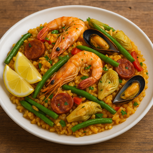Spanish-Mediterranean Skillet Paella