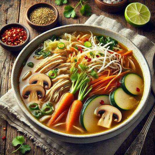 Asian Chicken & Vegetable Soup