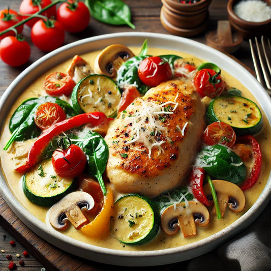 Tuscan Chicken & Vegetables