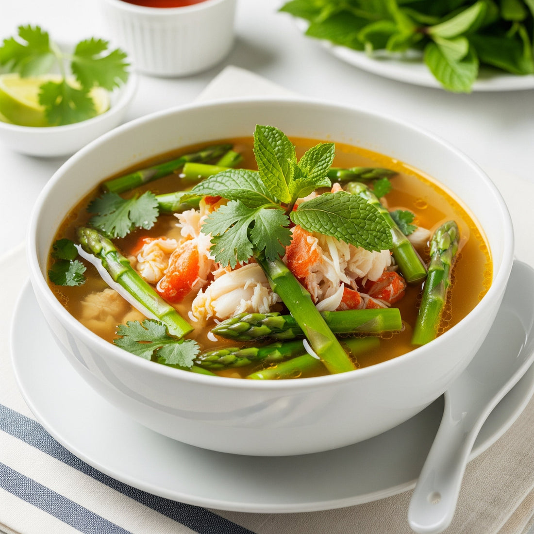 Vietnamese Crab & Asparagus Soup
